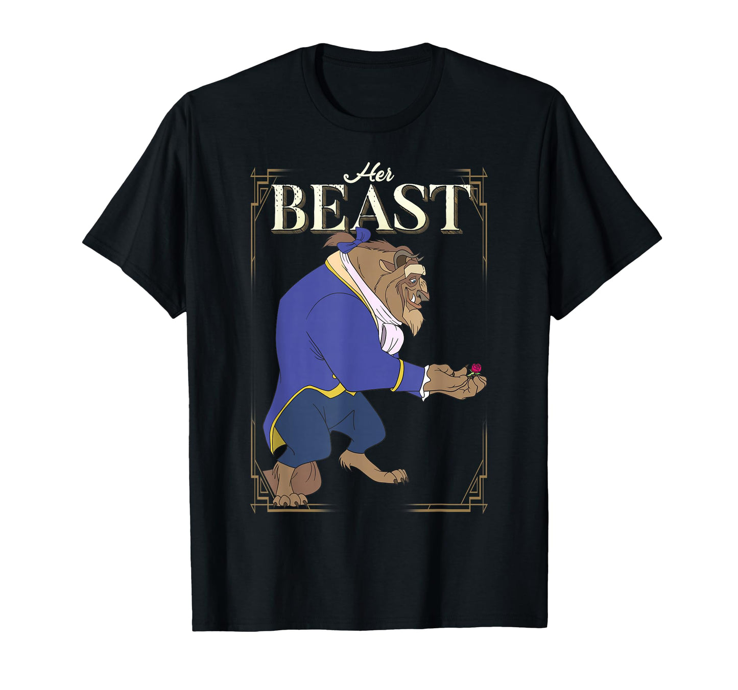 Fairy Tale Fan Apparel  Enchanted Beast Framed Portrait Tee - T-Shirt, Sweatshirt, Hoodie