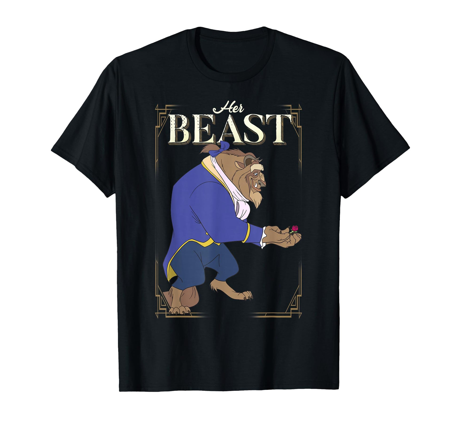 Fairy Tale Fan Apparel  Enchanted Beast Framed Portrait Tee - T-Shirt, Sweatshirt, Hoodie