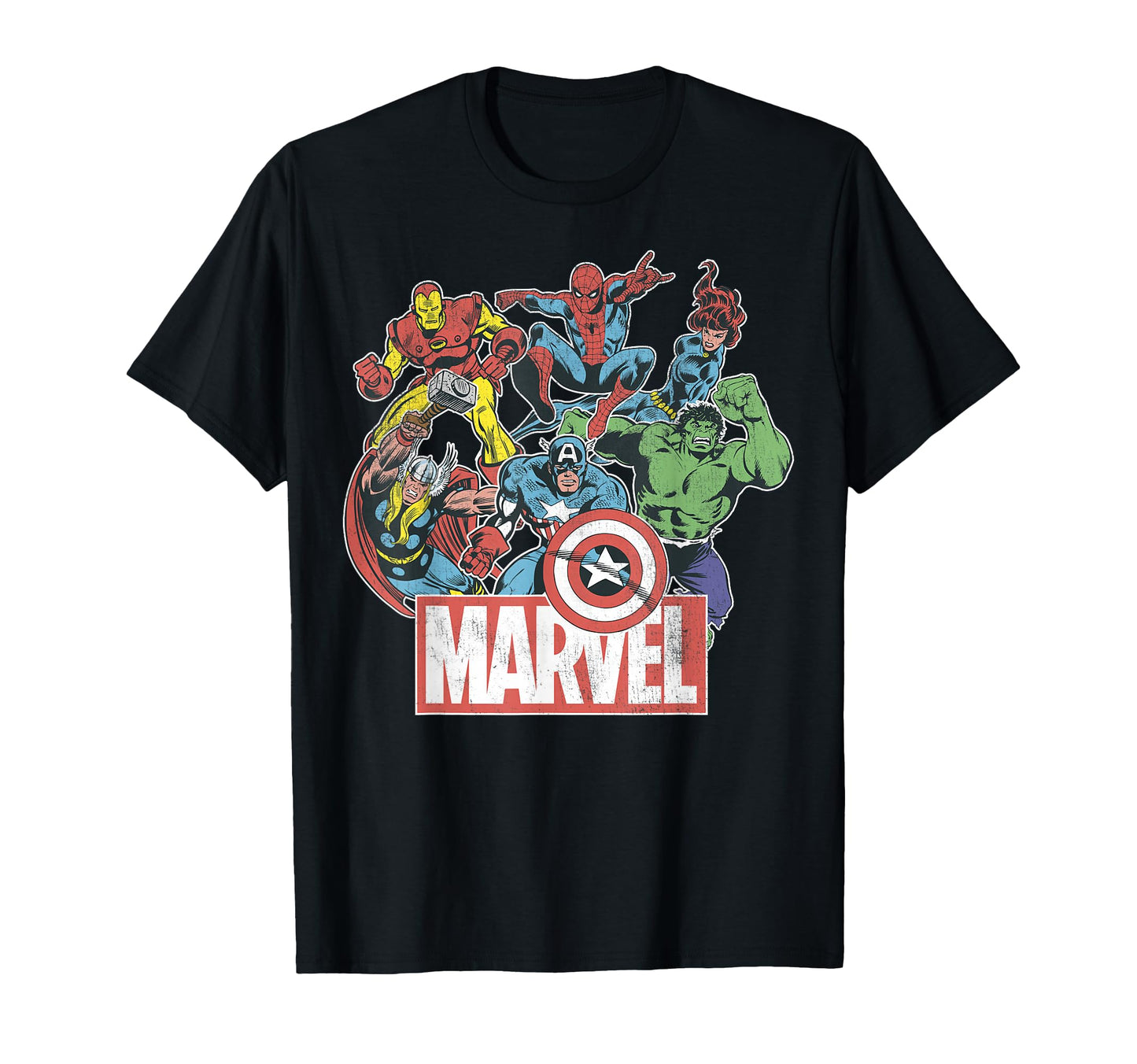 Comic Hero Fan Apparel  Retro Superhero Team Vintage Tee - T-Shirt, Sweatshirt, Hoodie
