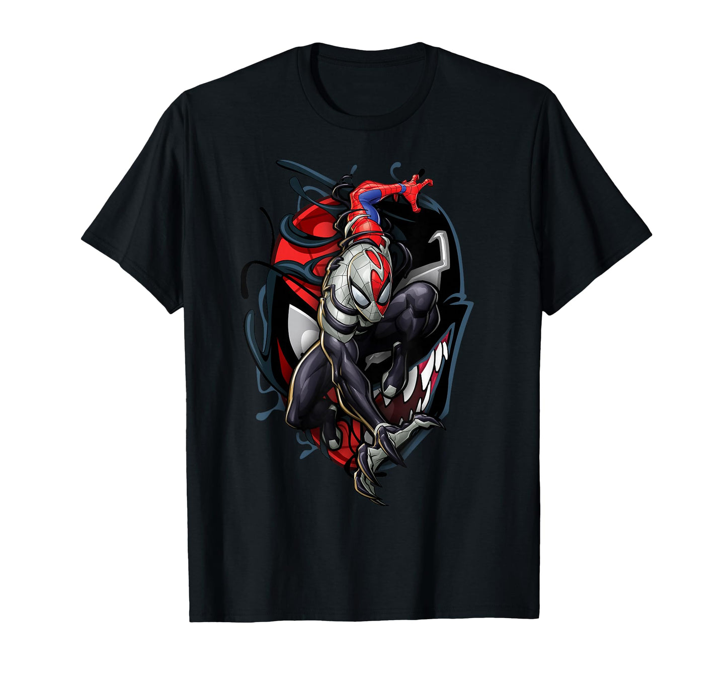 Comic Villain Fan Shirt  Symbiote Web Hero Action Graphic Tee - T-Shirt, Sweatshirt, Hoodie