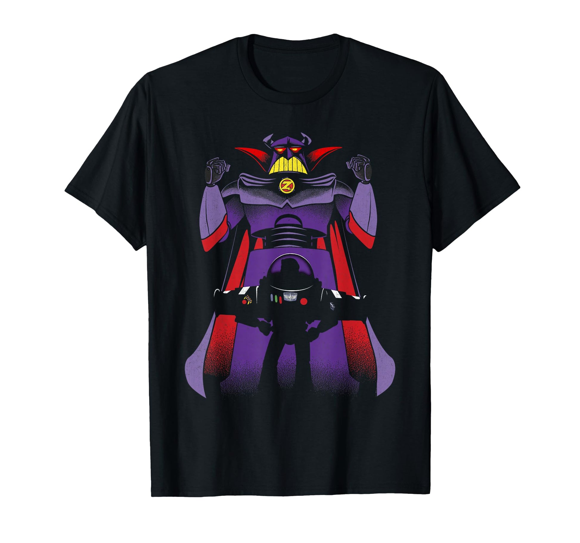 Space Ranger Fan Shirt  Evil Emperor Behind Hero Graphic Tee - T-Shirt, Sweatshirt, Hoodie