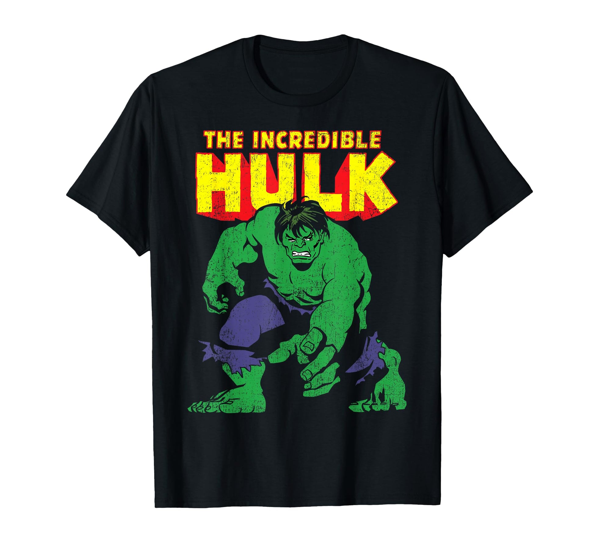 Comic Book Fan Apparel  Classic Green Giant Distressed Tee - T-Shirt, Sweatshirt, Hoodie