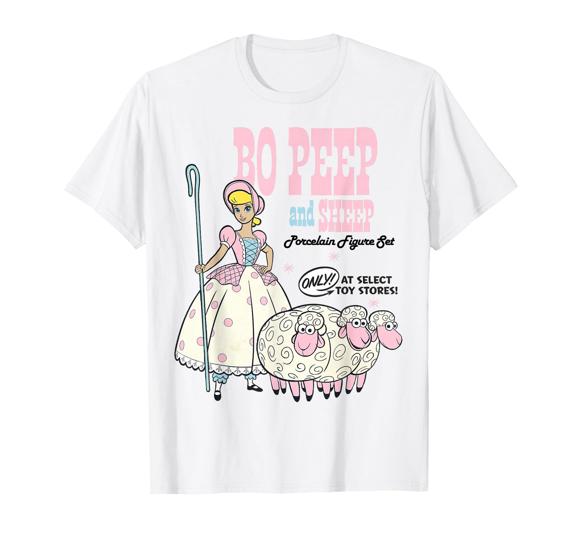 Toy Adventure Fan Apparel  Bo Peep and Sheep Advertisement Tee - T-Shirt, Sweatshirt, Hoodie