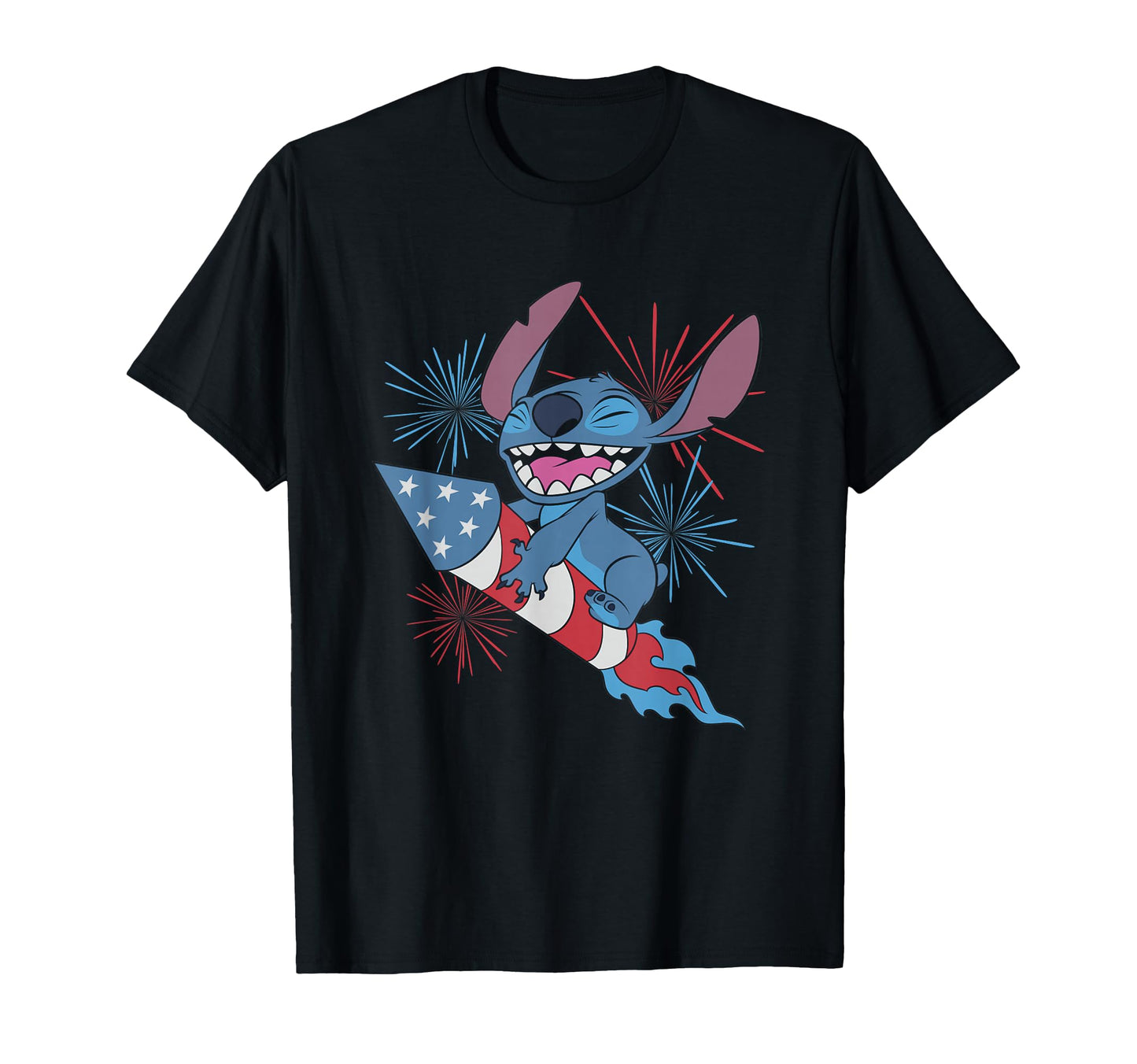 4th of July Celebration Shirt  Rocket Flying Alien Graphic Tee - T-Shirt, Sweatshirt, Hoodie
