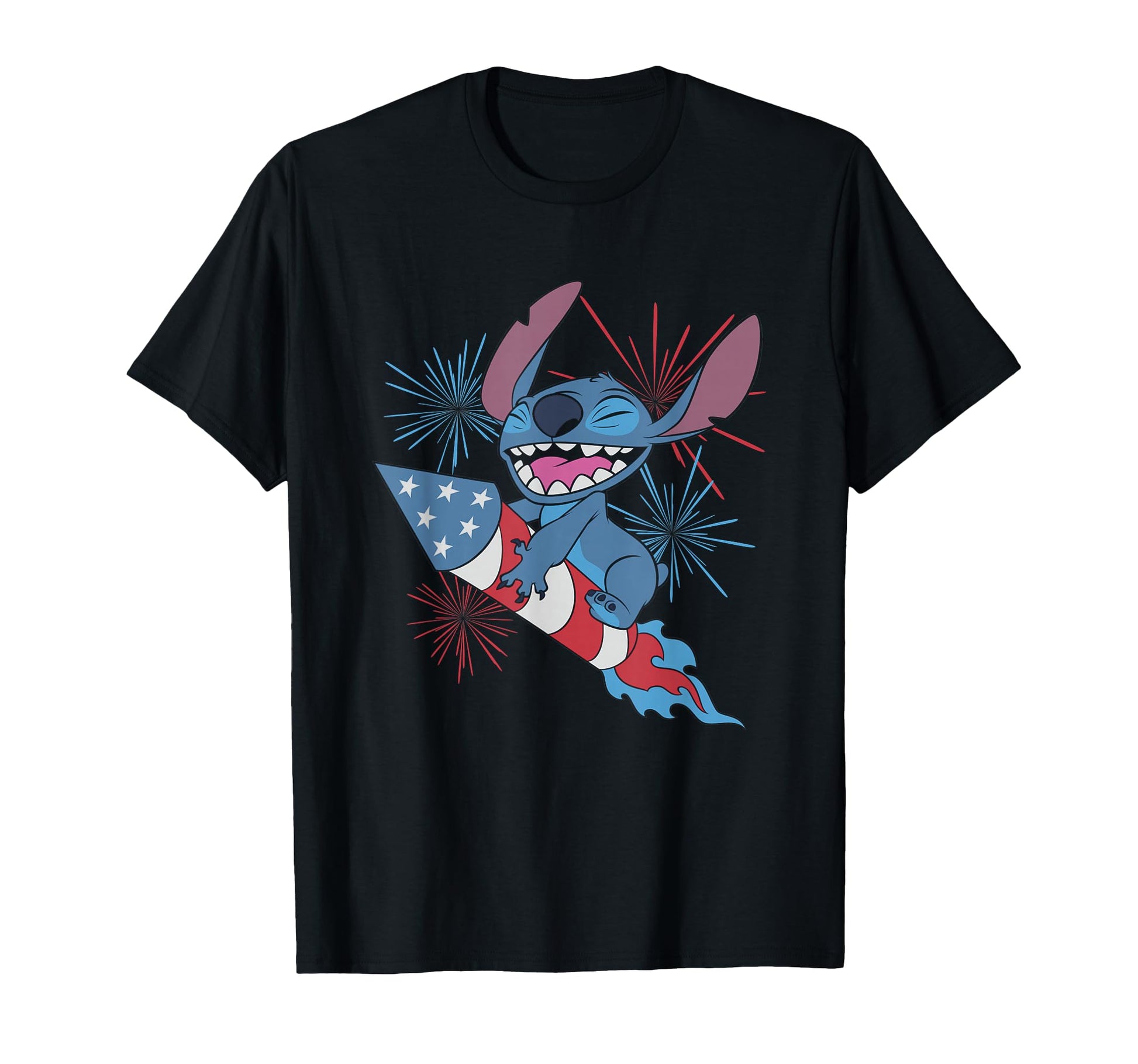 4th of July Celebration Shirt  Rocket Flying Alien Graphic Tee - T-Shirt, Sweatshirt, Hoodie