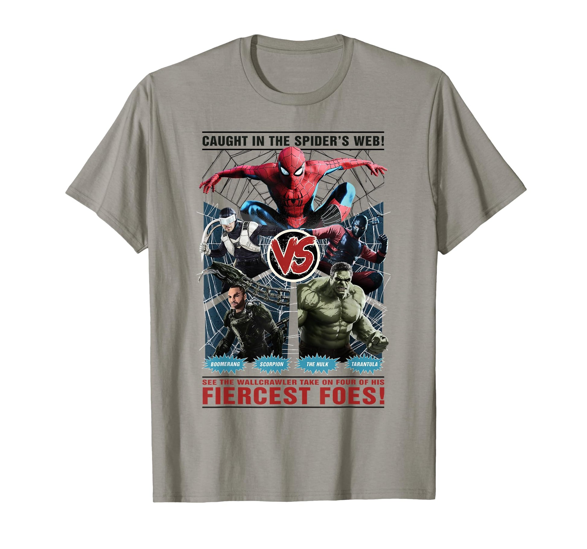 Movie Fan Apparel  Caught In The Web Graphic Tee - T-Shirt, Sweatshirt, Hoodie