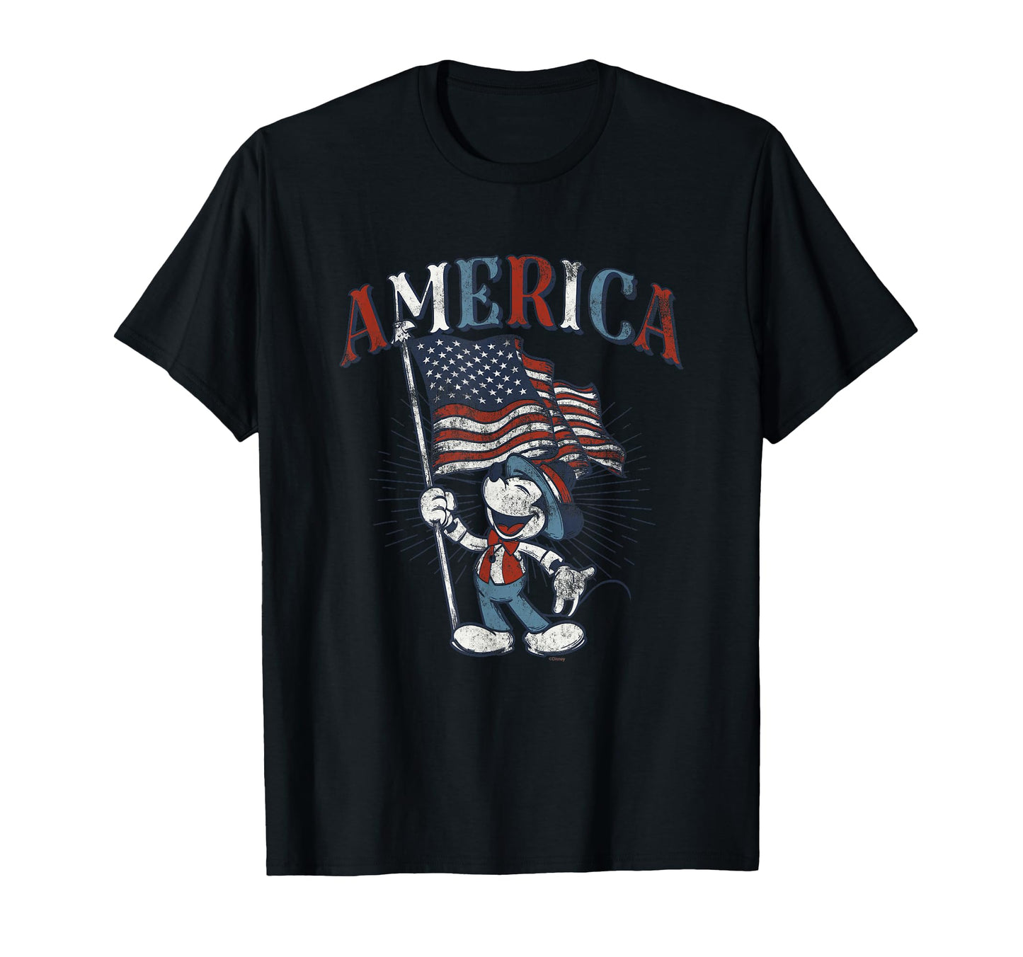 4th of July Celebration Shirt  American Flag Mouse Graphic Tee - T-Shirt, Sweatshirt, Hoodie