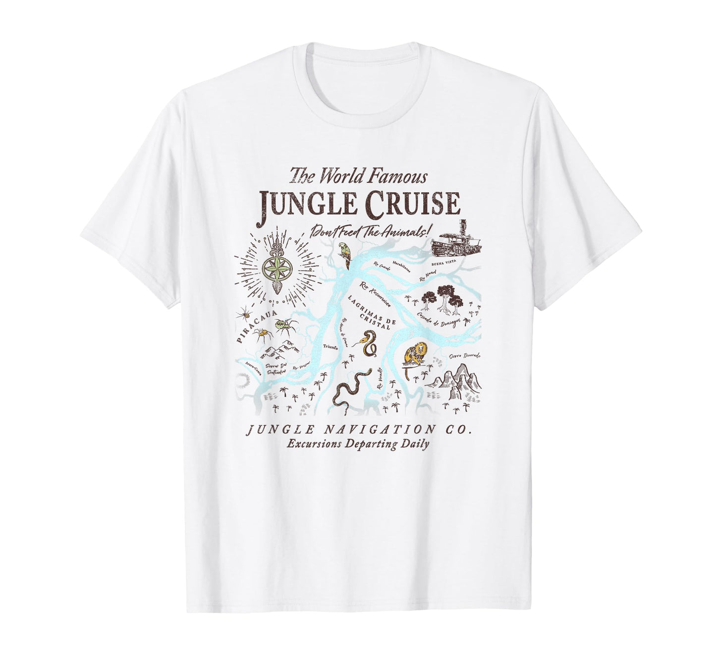 Adventure Boat Ride Apparel  World Famous Excursions Graphic Tee - T-Shirt, Sweatshirt, Hoodie