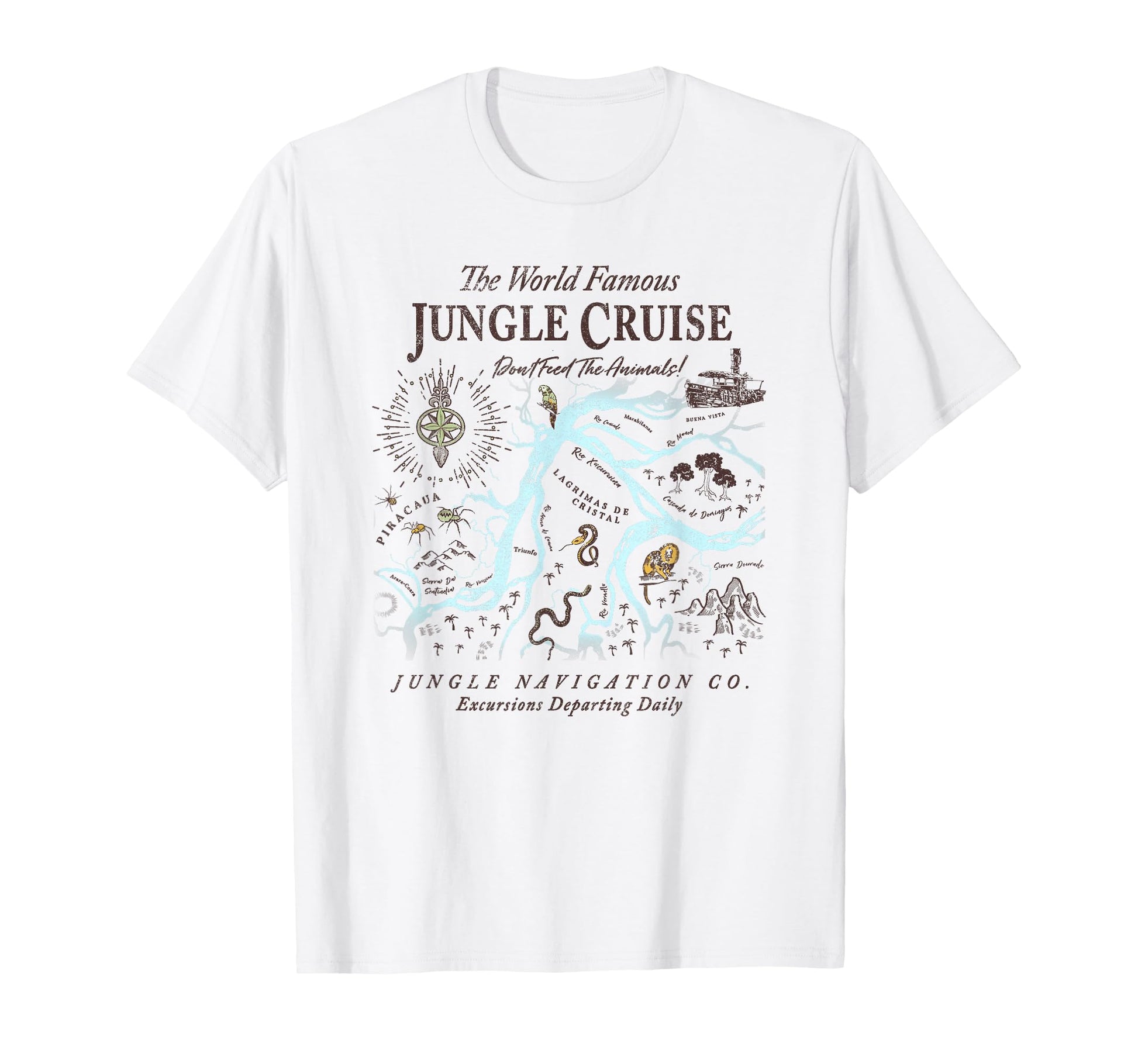 Adventure Boat Ride Apparel  World Famous Excursions Graphic Tee - T-Shirt, Sweatshirt, Hoodie