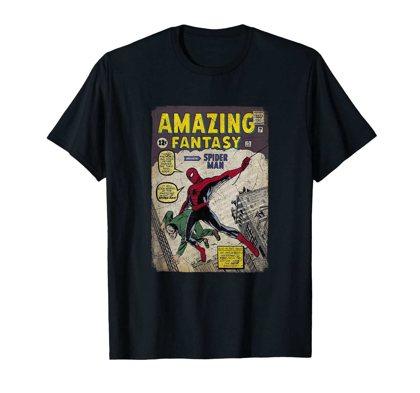 Comic Book Fan Apparel  Classic Web Slinger Cover Tee - T-Shirt, Sweatshirt, Hoodie