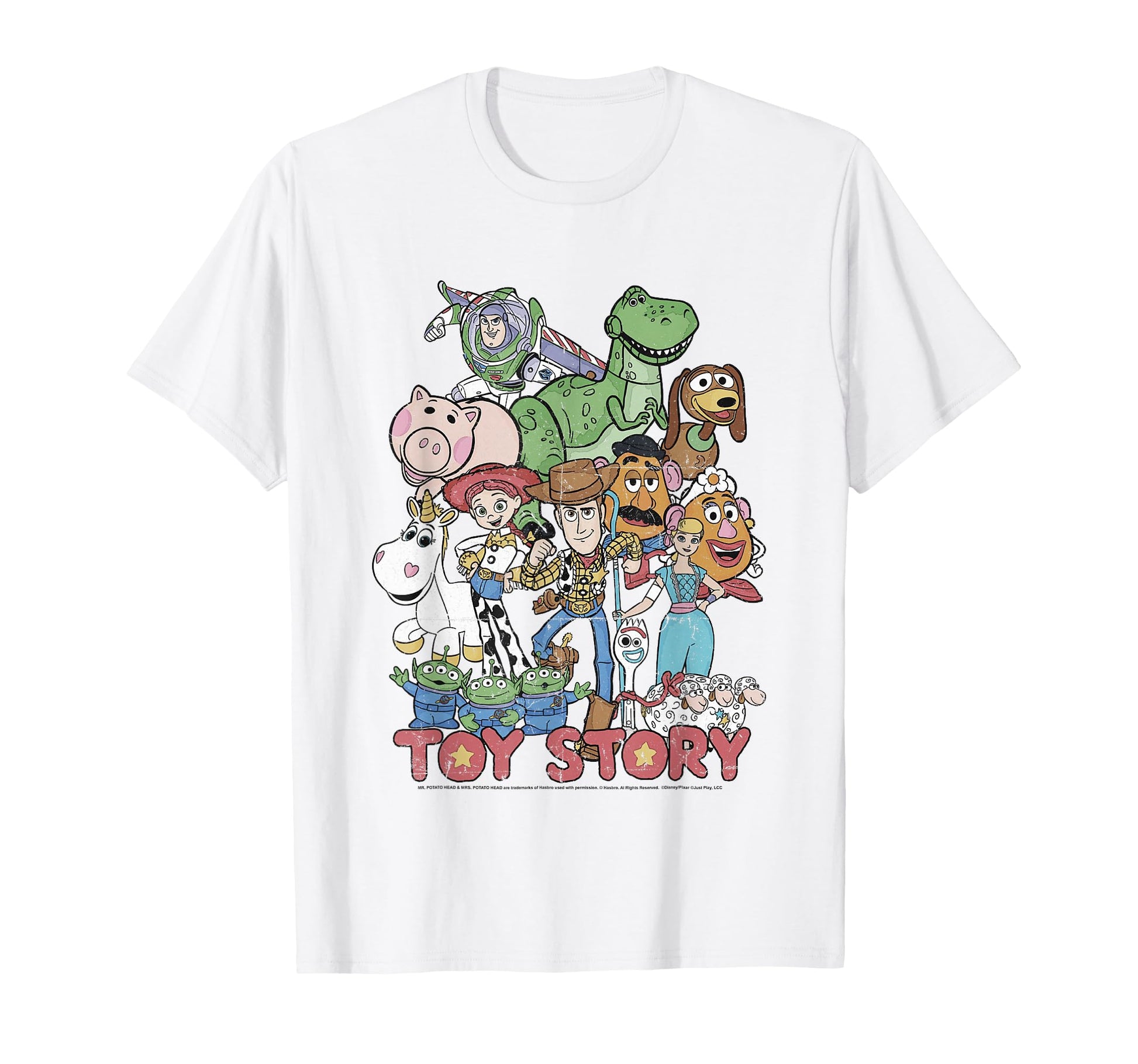 Cartoon Lover Shirt  Toy All Stars Distressed Group Shot Tee - T-Shirt, Sweatshirt, Hoodie