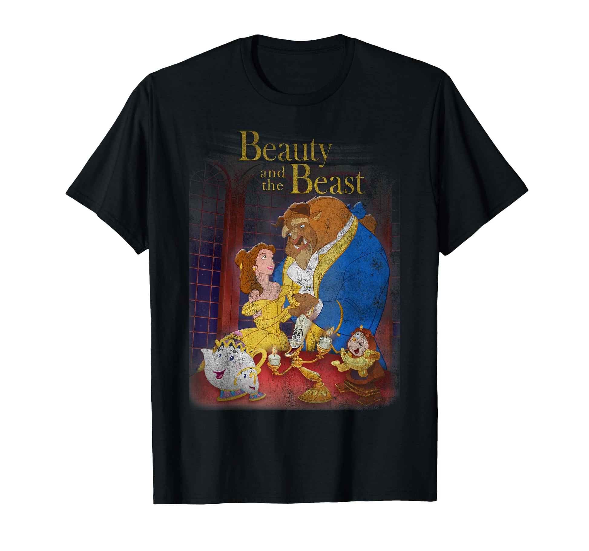 Fairy Tale Fan Apparel  Distressed Vintage Group Shot Tee - T-Shirt, Sweatshirt, Hoodie