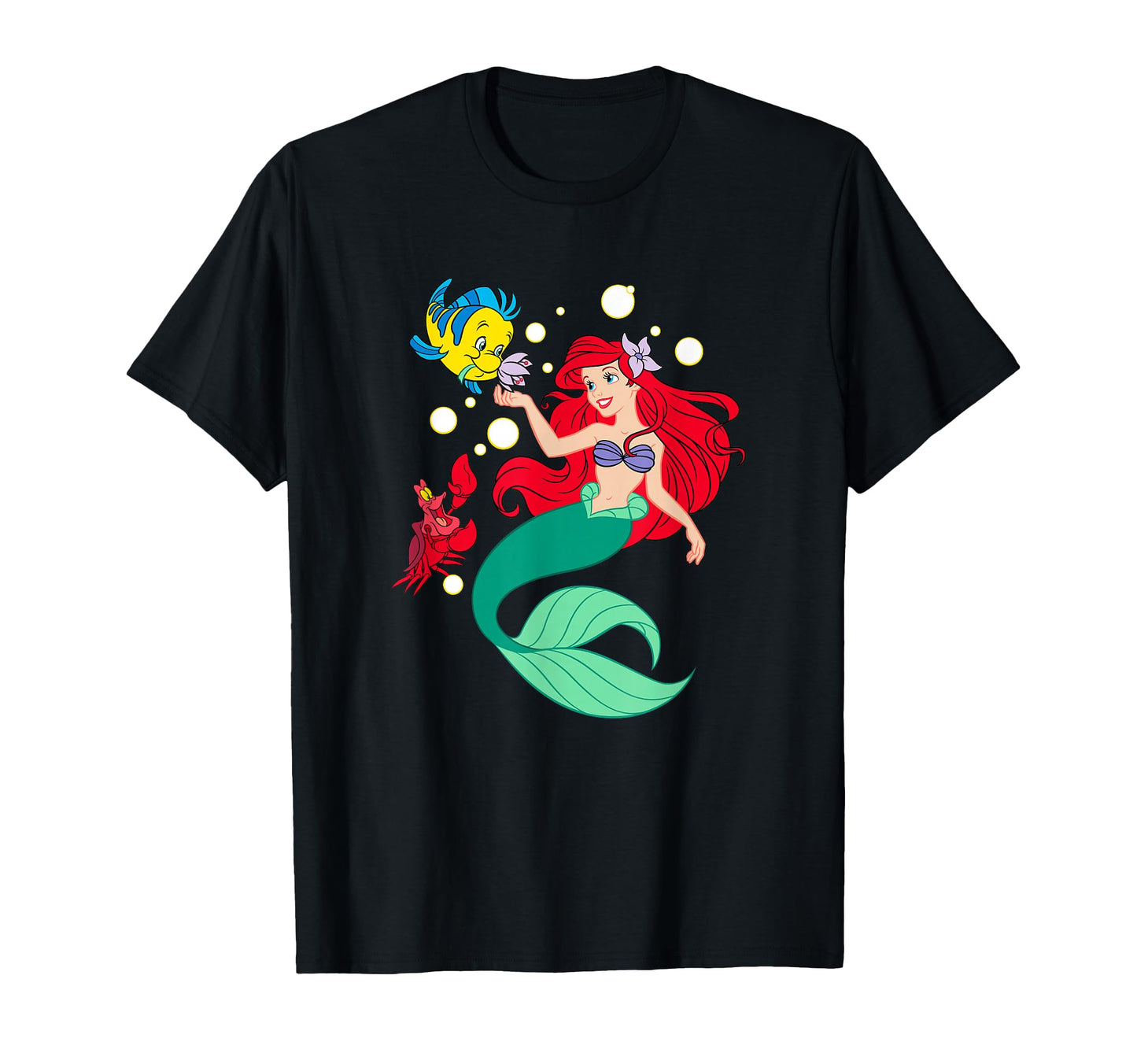 Mermaid Princess Fan Apparel  Underwater Friends Bubbles Tee - T-Shirt, Sweatshirt, Hoodie