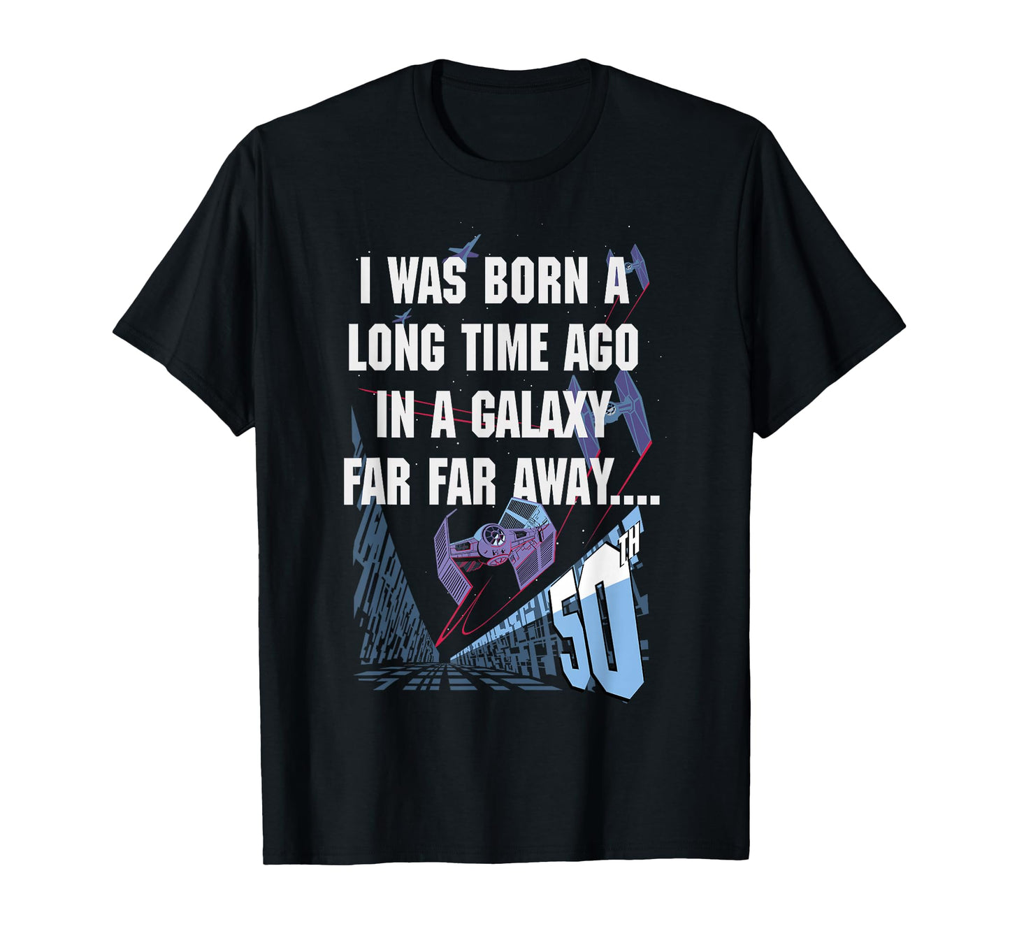 50th Birthday Gift Shirt  Born A Long Time Ago Sci-Fi Tee - T-Shirt, Sweatshirt, Hoodie