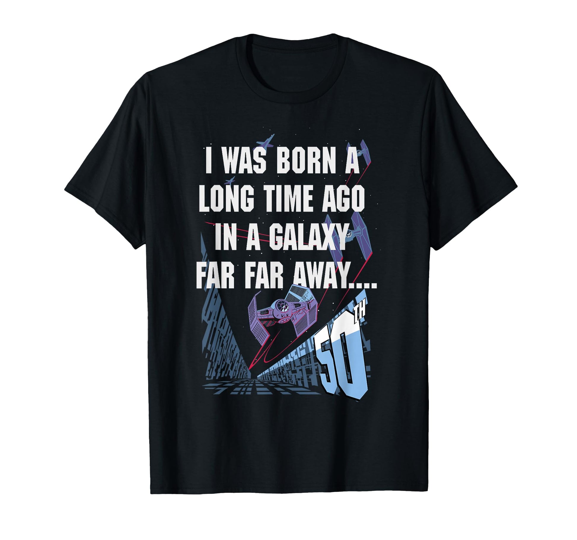 50th Birthday Gift Shirt  Born A Long Time Ago Sci-Fi Tee - T-Shirt, Sweatshirt, Hoodie