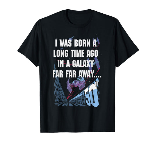 50th Birthday Gift Shirt  Born A Long Time Ago Sci-Fi Tee - T-Shirt, Sweatshirt, Hoodie