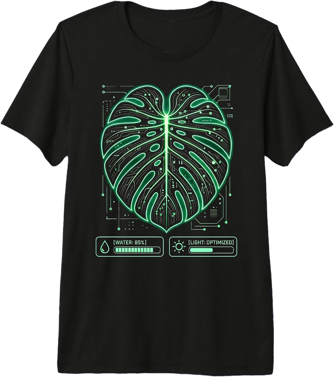 Sci-Fi Nature Digital Botany Enthusiast - Adult & Kids T-Shirts, Sweatshirts & Hoodies apparel design preview 1