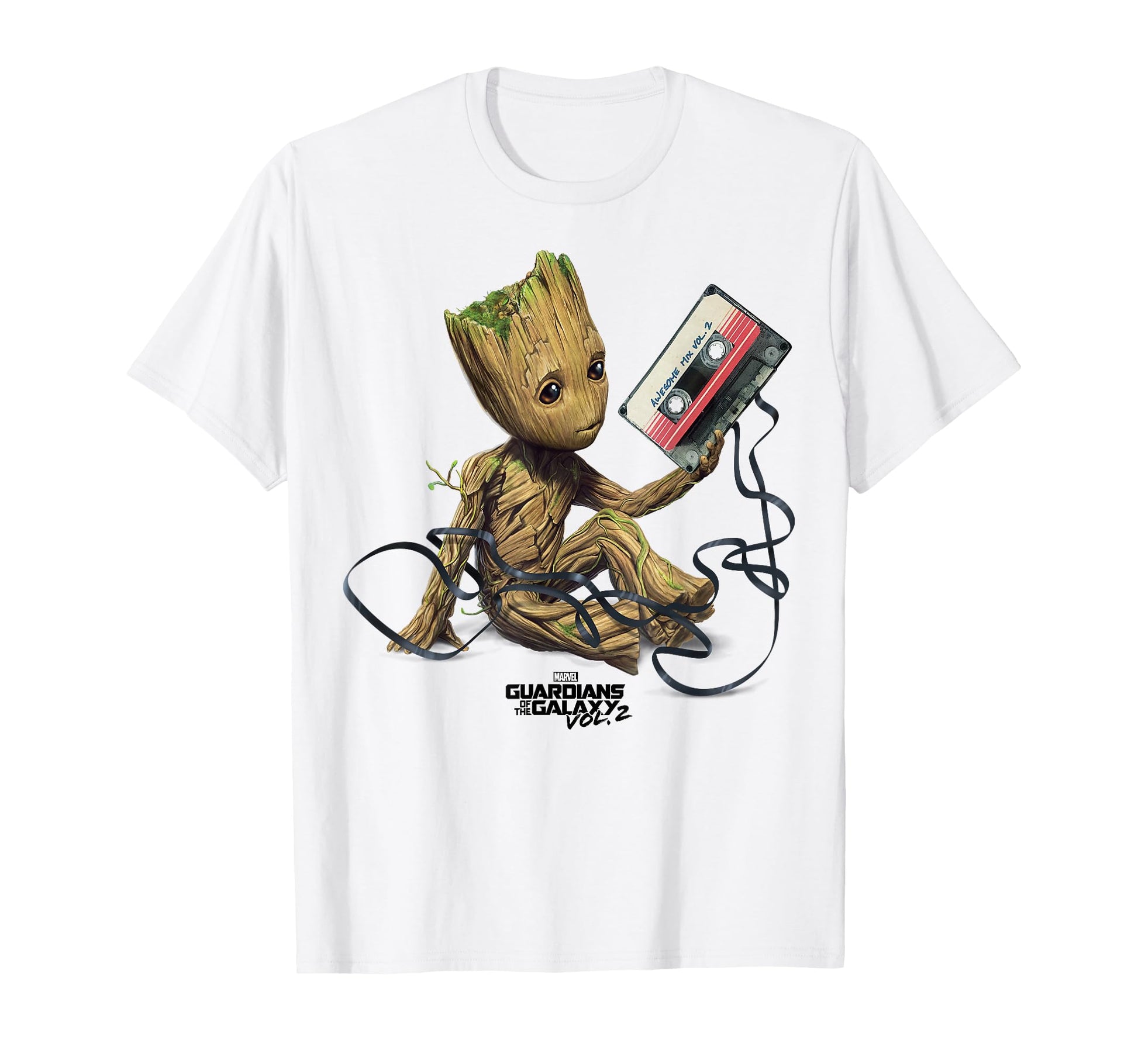 Galactic Tree Alien Shirt  Retro Tape Portrait Graphic Tee - T-Shirt, Sweatshirt, Hoodie