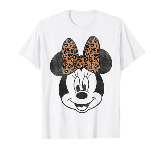 Women's Fashion Apparel  Vintage Leopard Print Bow Portrait Tee - T-Shirt, Sweatshirt, Hoodie
