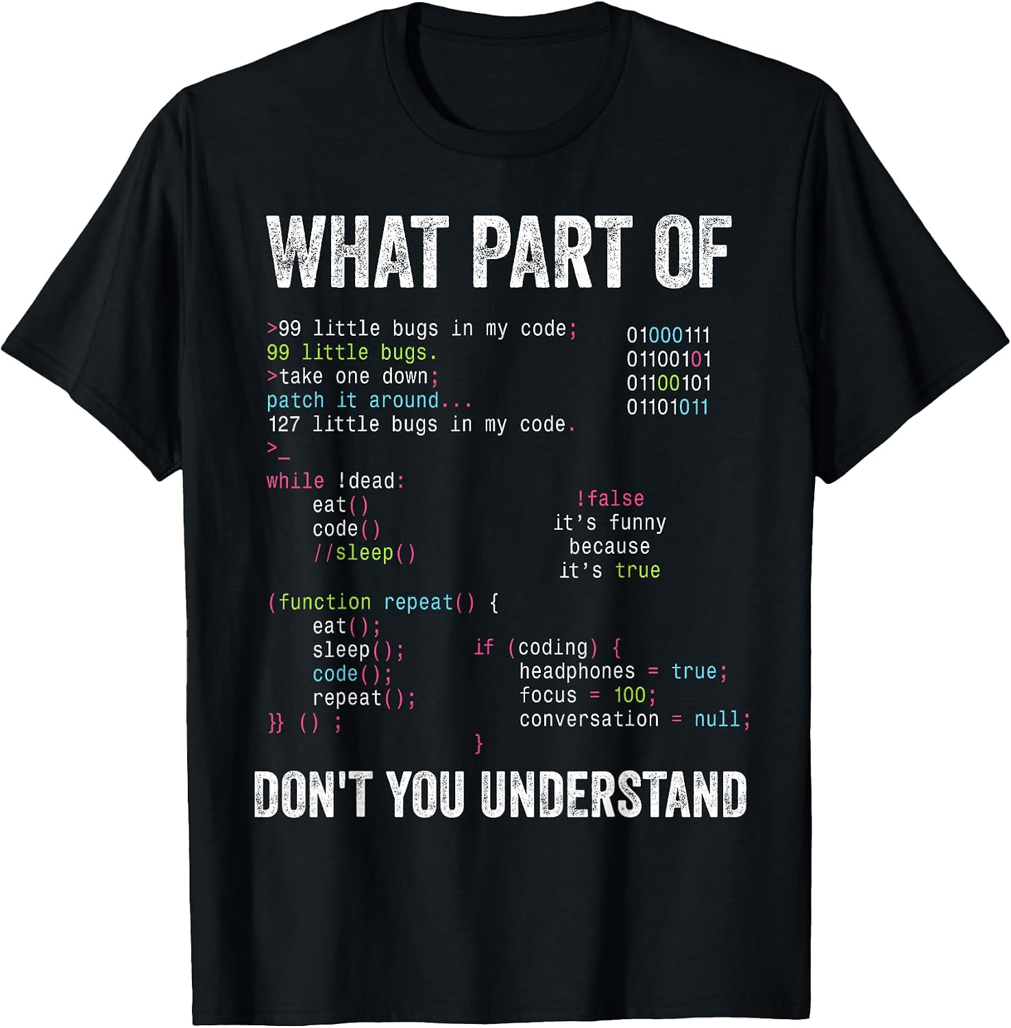 Funny Coding Programming Programmer Computer Nerd - Adult & Kids T-Shirts, Sweatshirts & Hoodies apparel design preview 1
