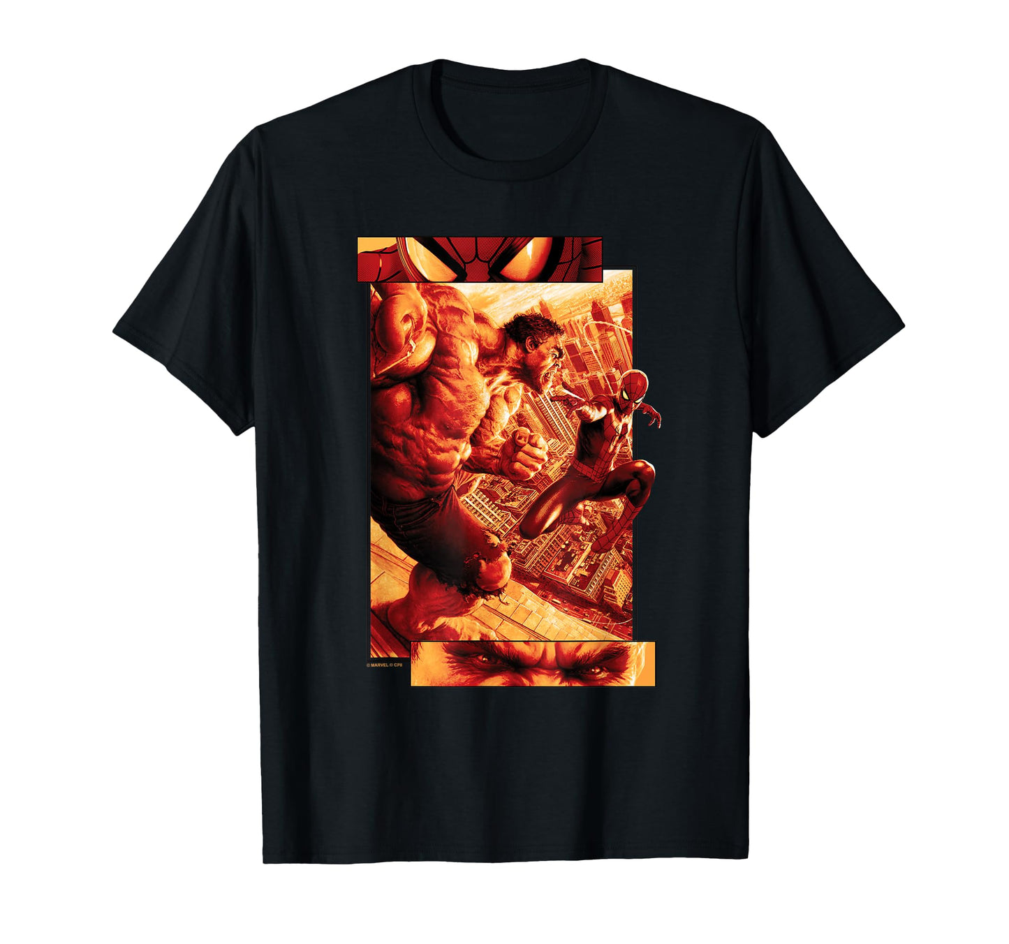 Comic Battle Fan Shirt  Green Giant Vs Web Hero Tee - T-Shirt, Sweatshirt, Hoodie