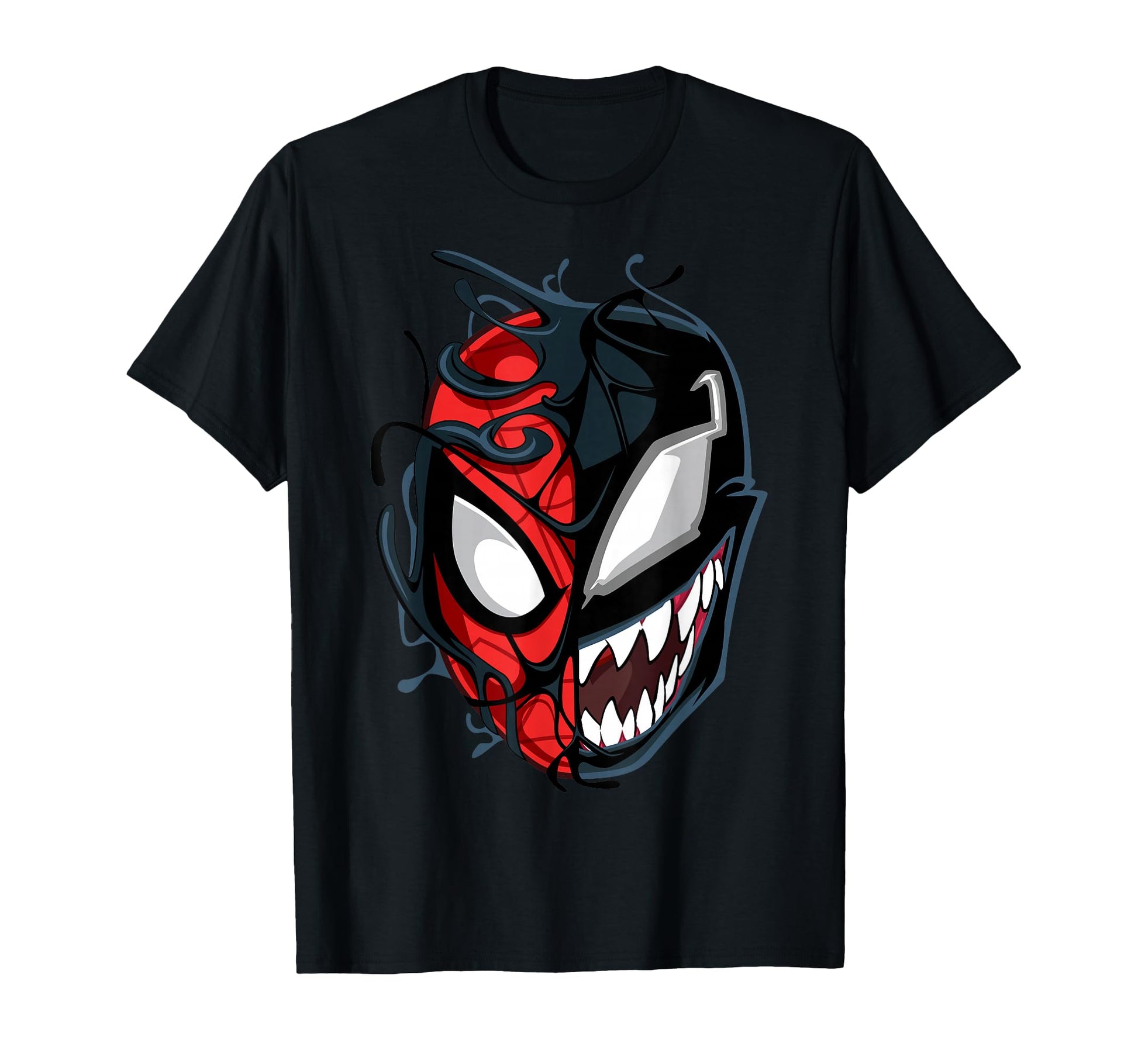 Symbiote Villain Fan Shirt  Dark Alien Big Face Graphic Tee - T-Shirt, Sweatshirt, Hoodie