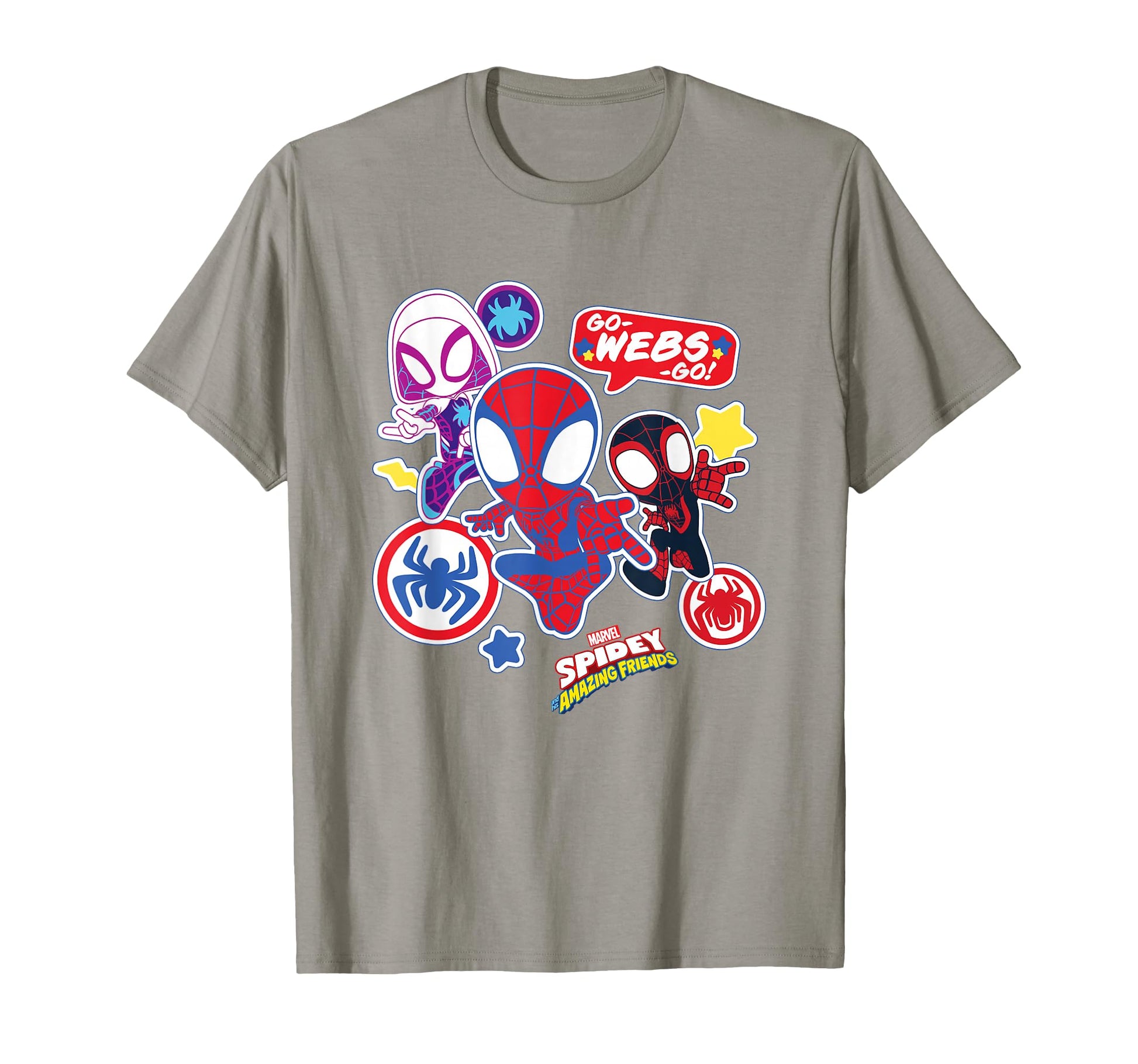 Comic Hero Kids Shirt  Amazing Web Friends Stickers Tee - T-Shirt, Sweatshirt, Hoodie