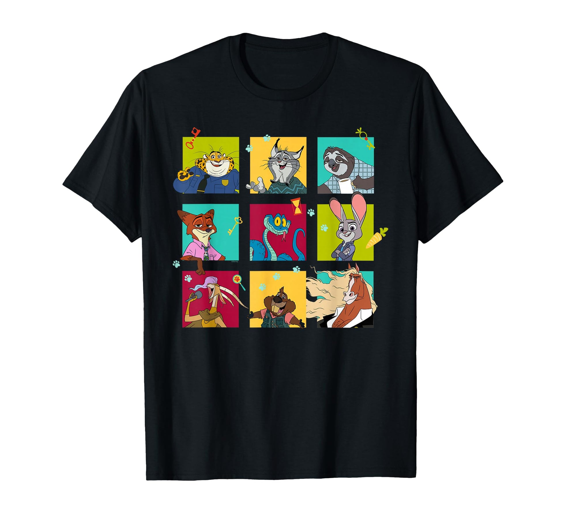 Animal City Fan Shirt  2nd Edition Illustrated Characters Grid Tee - T-Shirt, Sweatshirt, Hoodie