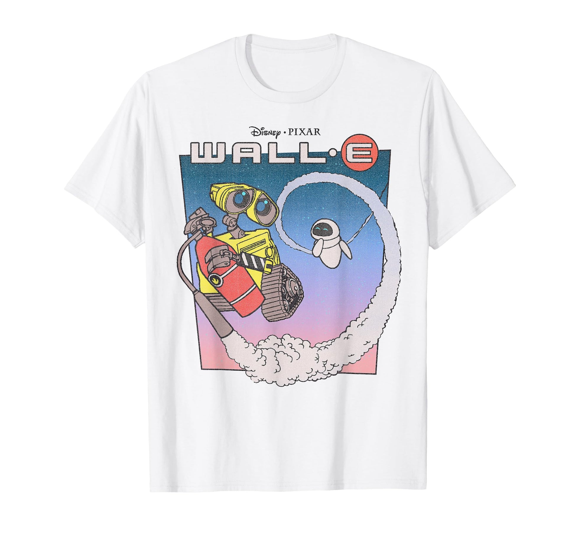 Space Robot Fan Shirt  Flying Robot Retro Distressed Tee - T-Shirt, Sweatshirt, Hoodie