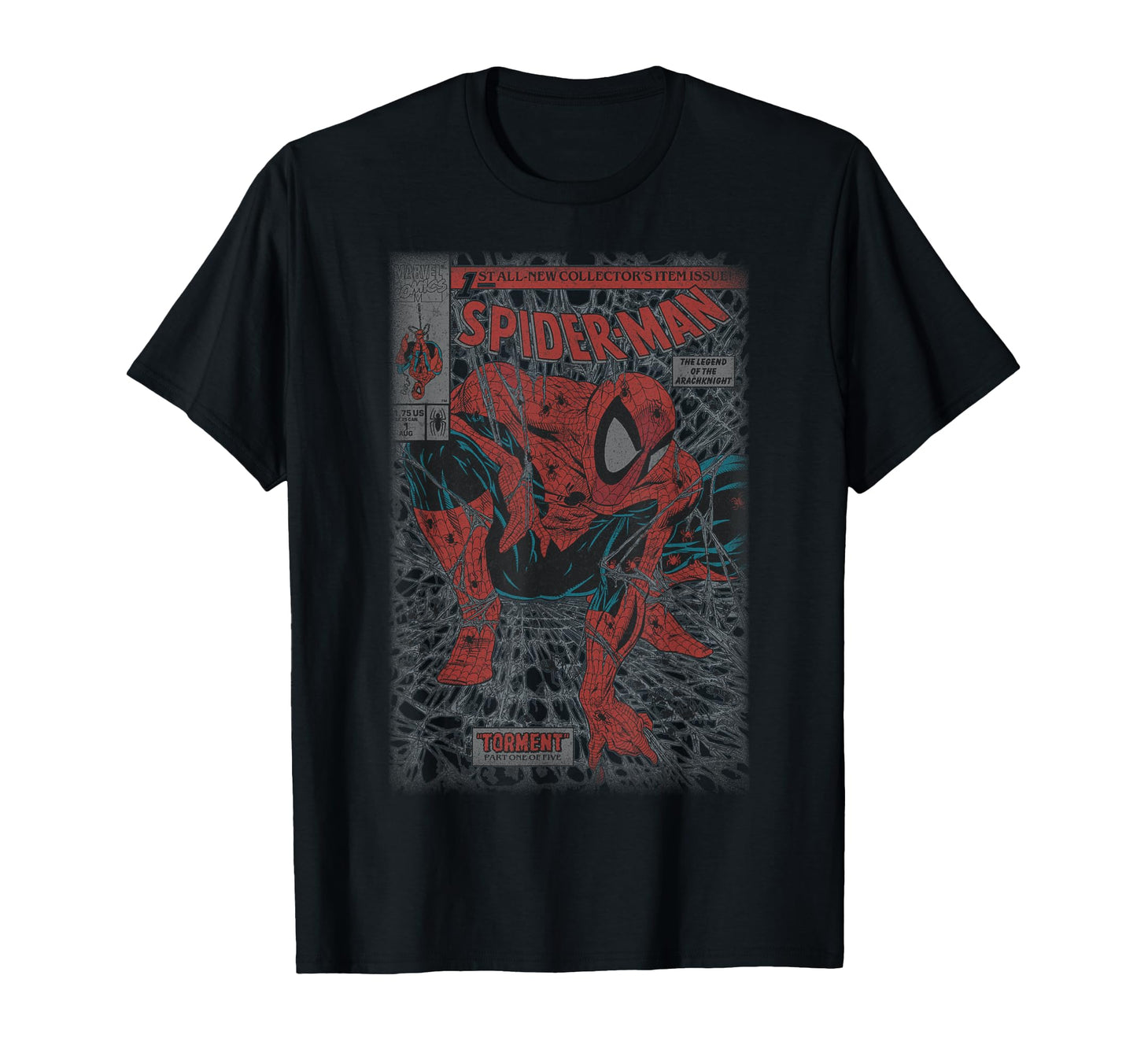 Comic Book Fan Apparel  Vintage Cover Web Hero Graphic Tee - T-Shirt, Sweatshirt, Hoodie
