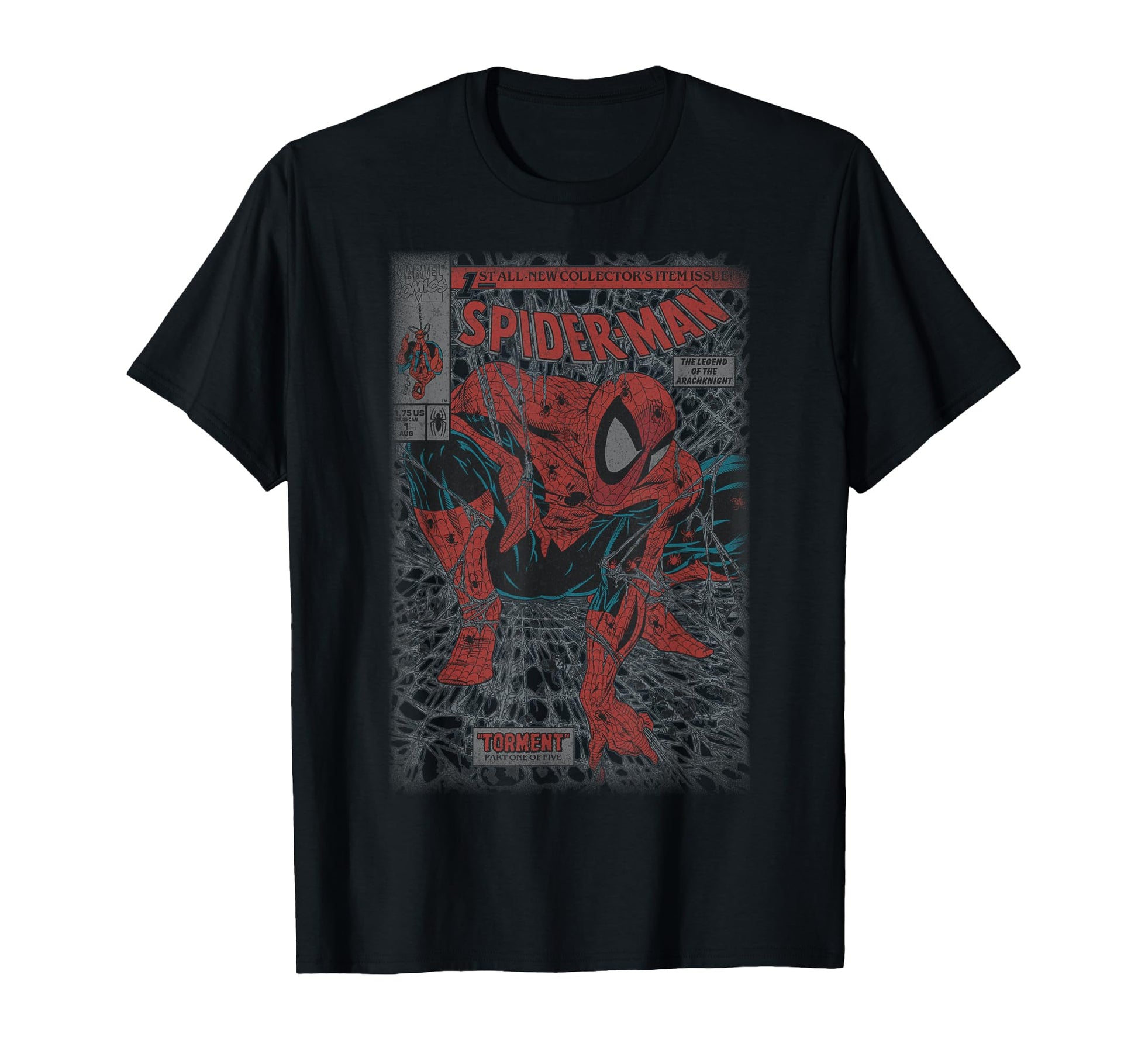 Comic Book Fan Apparel  Vintage Cover Web Hero Graphic Tee - T-Shirt, Sweatshirt, Hoodie
