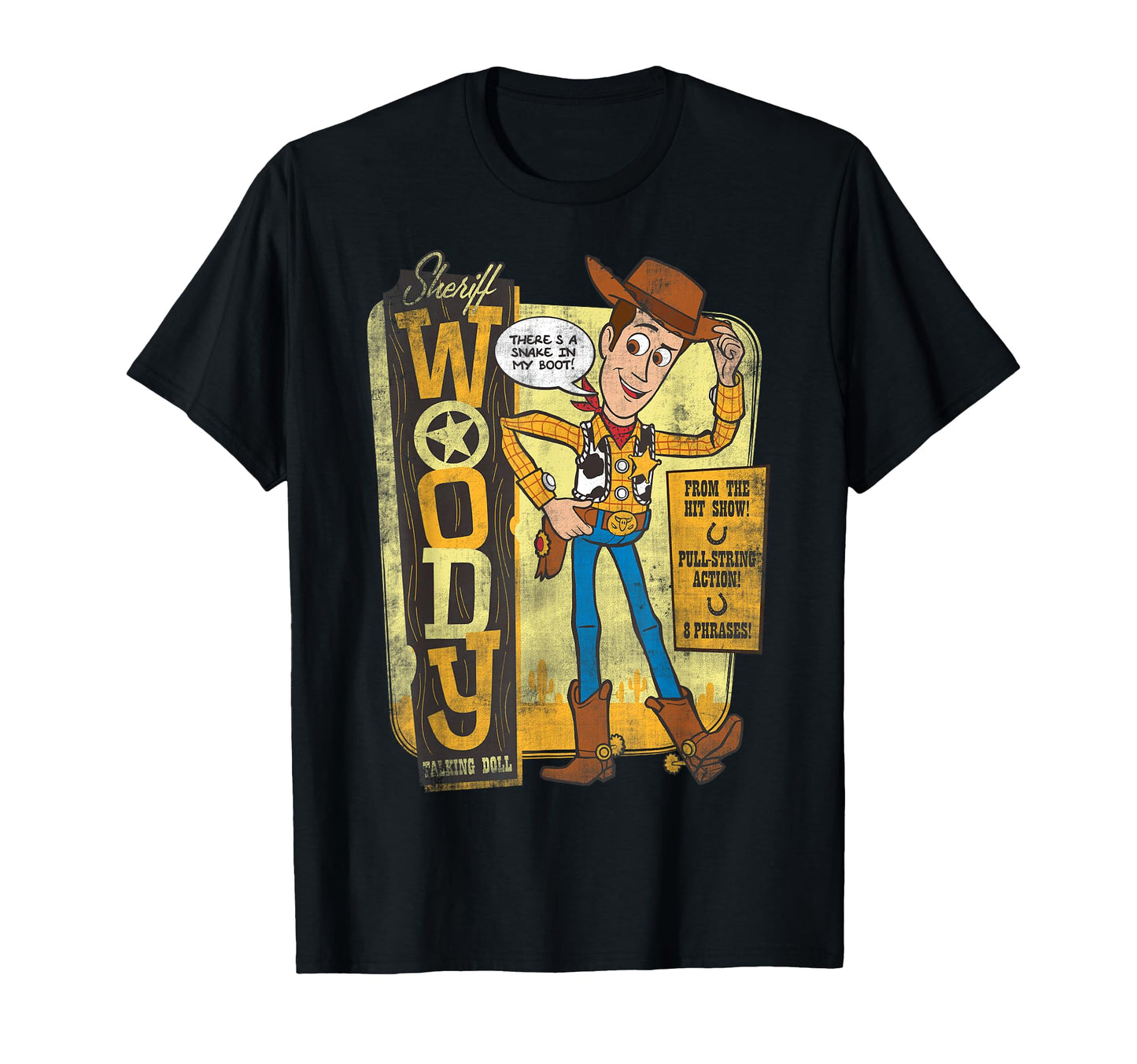 Toy Adventure Fan Shirt  Sheriff Talking Doll Graphic Tee - T-Shirt, Sweatshirt, Hoodie