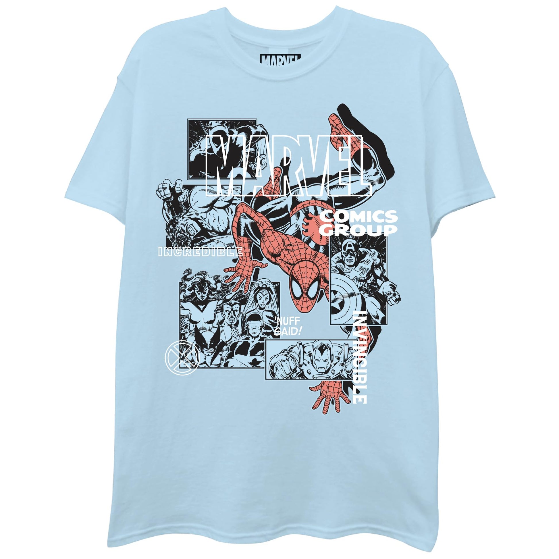 Men's Comic Apparel  Multi Web Hero & Symbiote Graphic Tee - T-Shirt, Sweatshirt, Hoodie