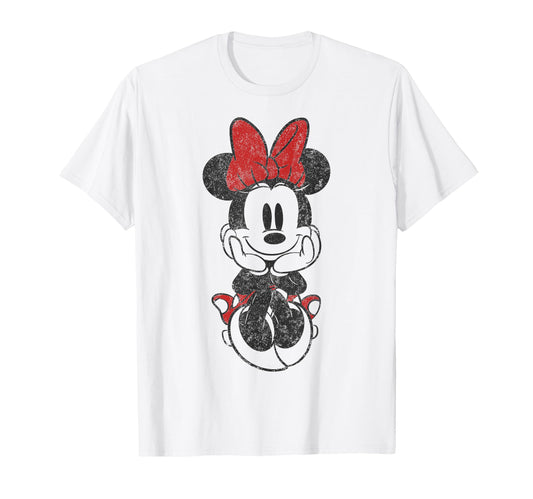 Vintage Cartoon Fan Shirt  Polka Dot Mouse Sitting Graphic Tee - T-Shirt, Sweatshirt, Hoodie