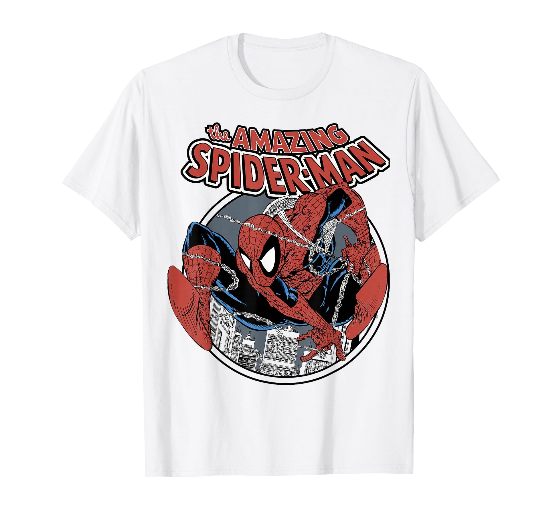 Superhero Supporter Apparel  Retro City Spider Graphic Tee - T-Shirt, Sweatshirt, Hoodie