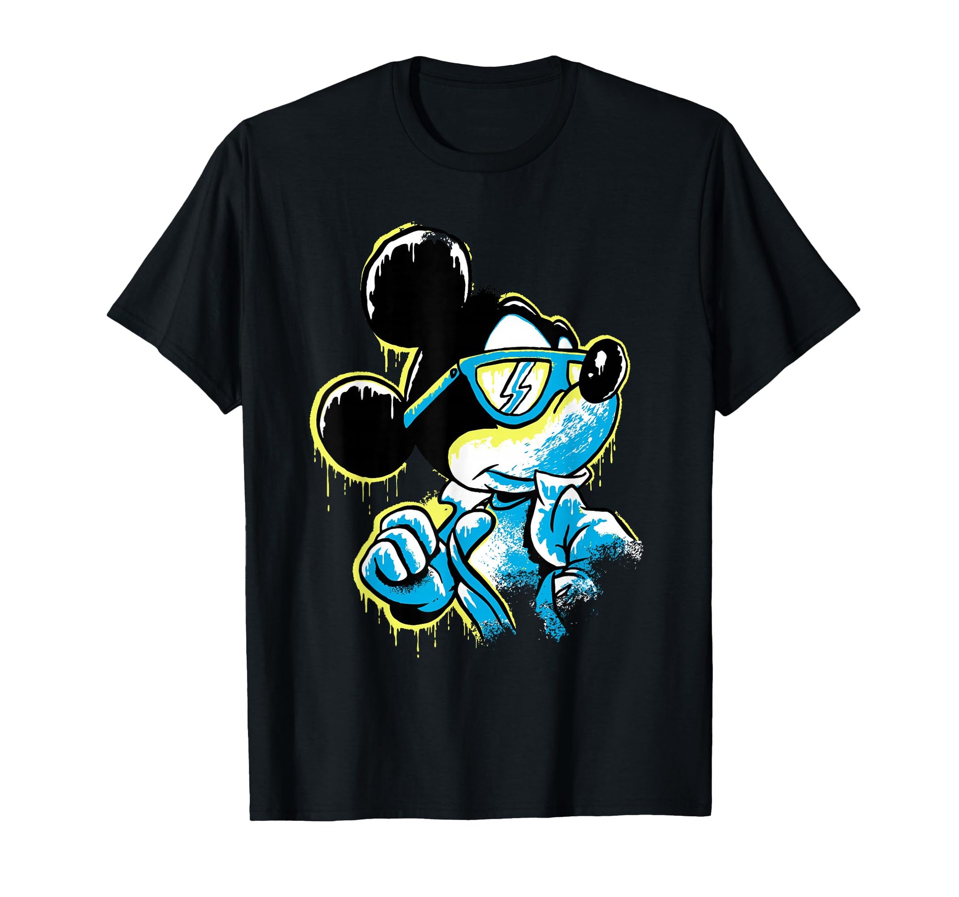 Streetwear Fan Apparel  Cool Paint Drip Mouse Graphic Tee - T-Shirt, Sweatshirt, Hoodie