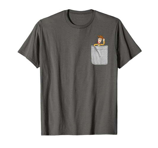 Toy Adventure Fan Apparel  Sheriff Mini Pocket Icon Tee - T-Shirt, Sweatshirt, Hoodie