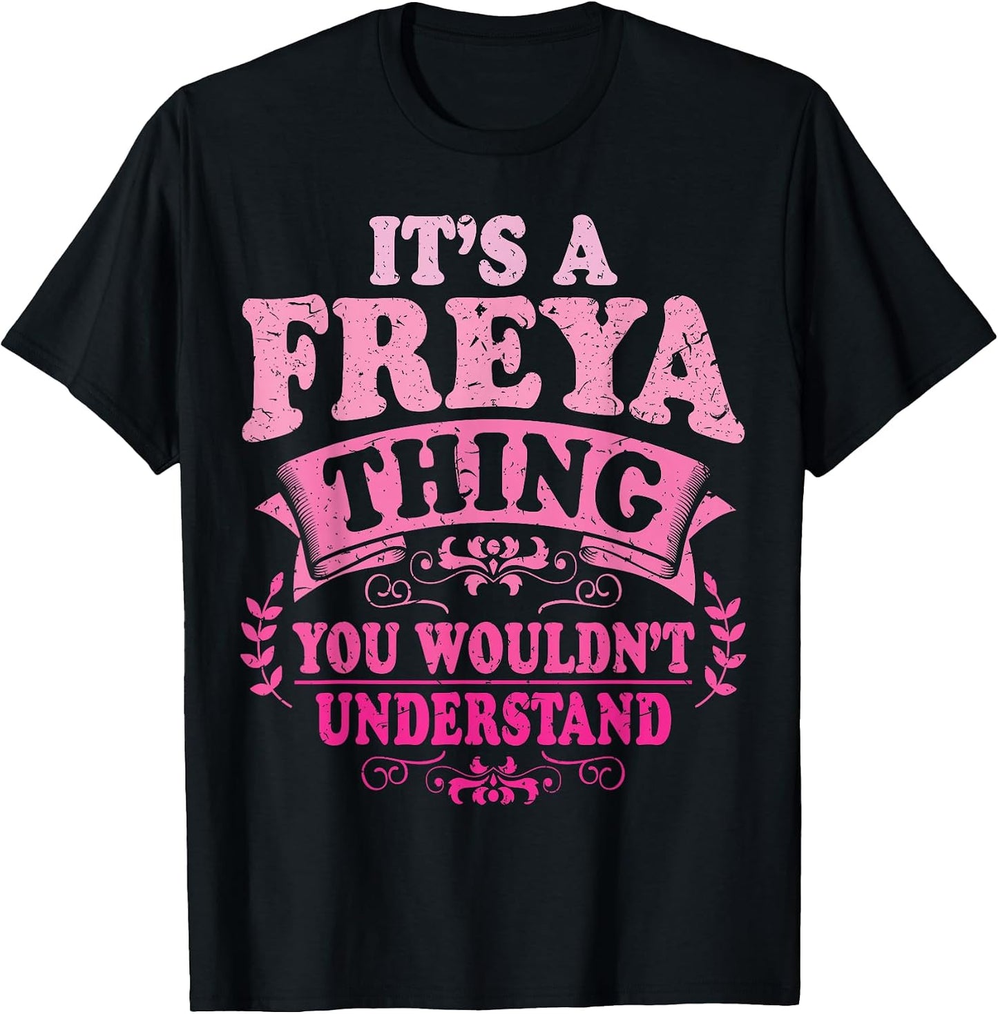 Personalized Freya Groovy Vintage Apparel - Adult & Kids T-Shirts, Sweatshirts & Hoodies apparel design preview 1
