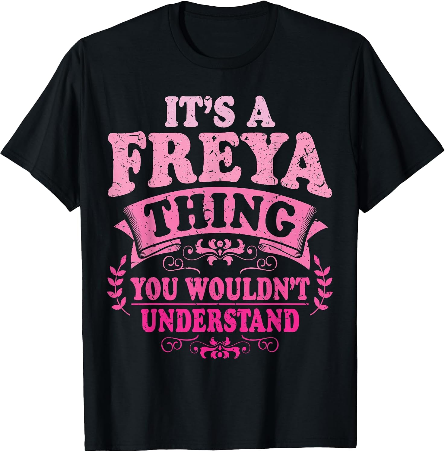 Personalized Freya Groovy Vintage Apparel - Adult & Kids T-Shirts, Sweatshirts & Hoodies apparel design preview 1
