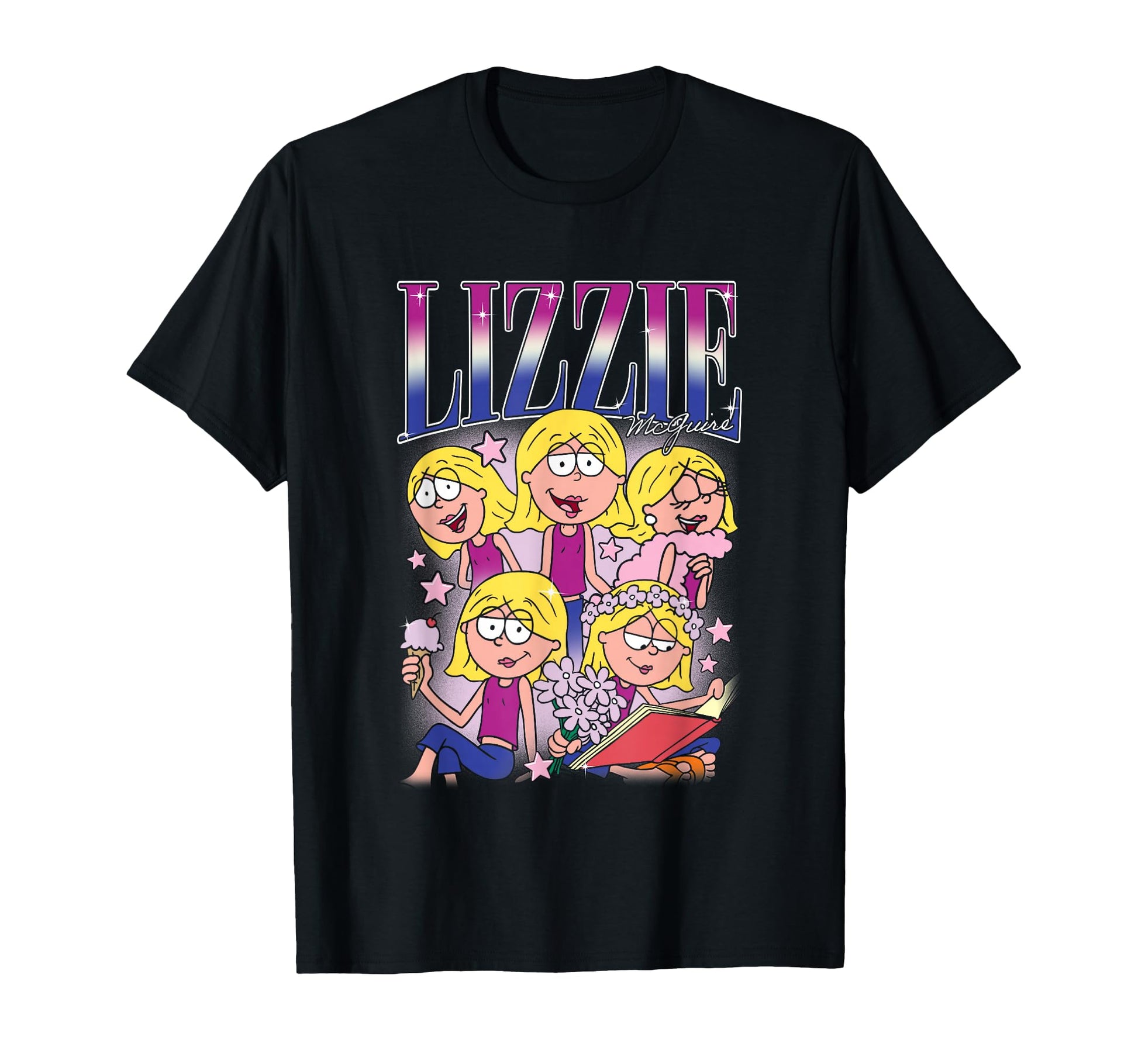 2000s Teen Pop Apparel  90s Style Collage Big Chest Logo Tee - T-Shirt, Sweatshirt, Hoodie