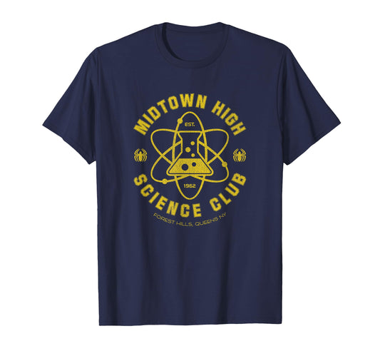 Comic Fan Apparel  Science Club Collegiate Graphic Tee - T-Shirt, Sweatshirt, Hoodie