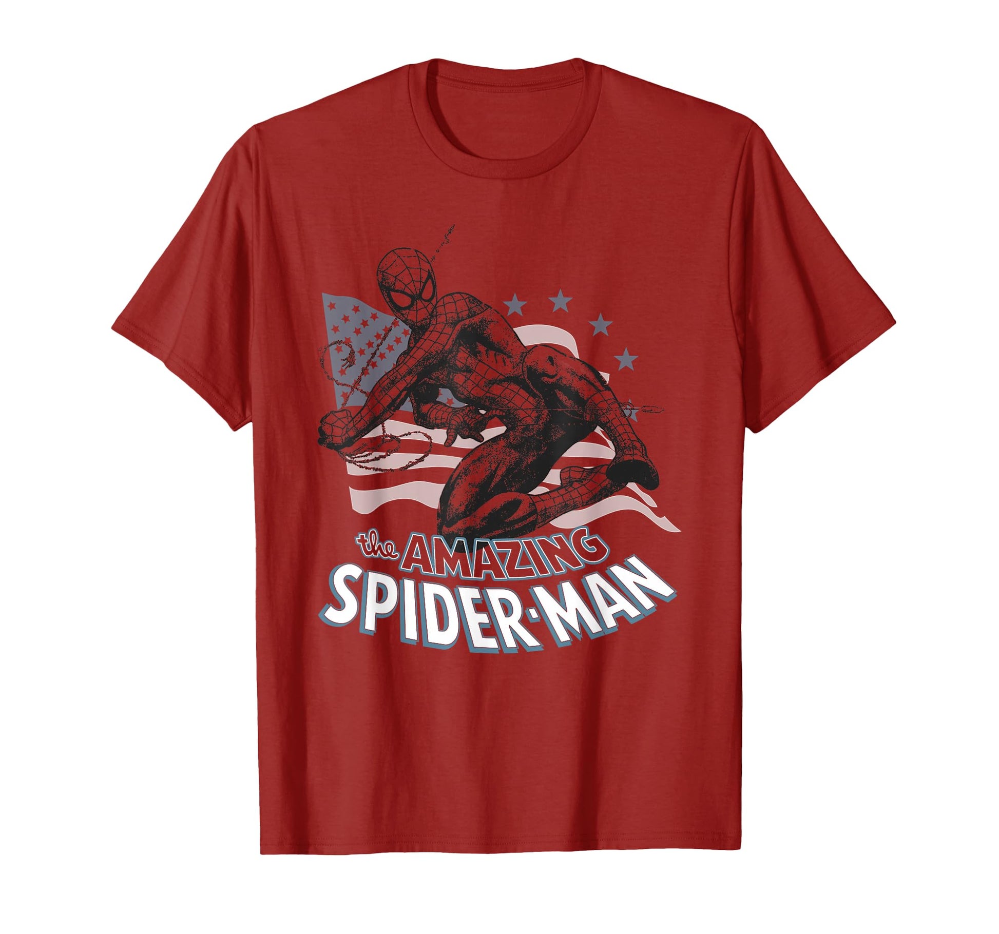 4th of July Fan Shirt  Amazing Web Hero USA Flag Tee - T-Shirt, Sweatshirt, Hoodie