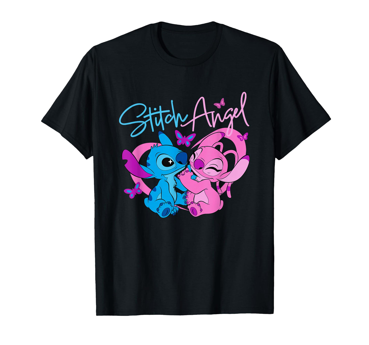 Hawaiian Alien Fan Apparel  Pink Alien with Butterflies Tee - T-Shirt, Sweatshirt, Hoodie