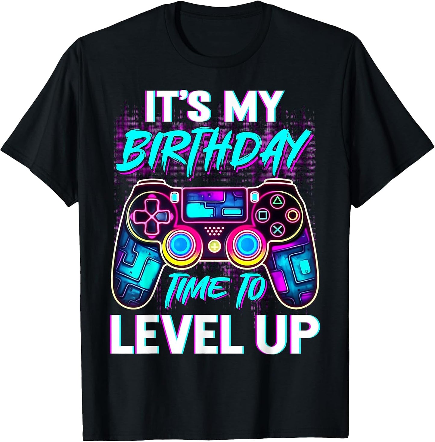 Video Gamer Geeks Kids Boys Birthday Party - Adult & Kids T-Shirts, Sweatshirts & Hoodies apparel design preview 1