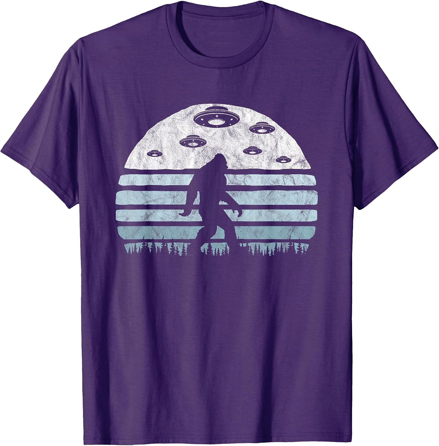 Bigfoot UFO Believer 2001 - Adult & Kids T-Shirts, Sweatshirts & Hoodies apparel design preview 1