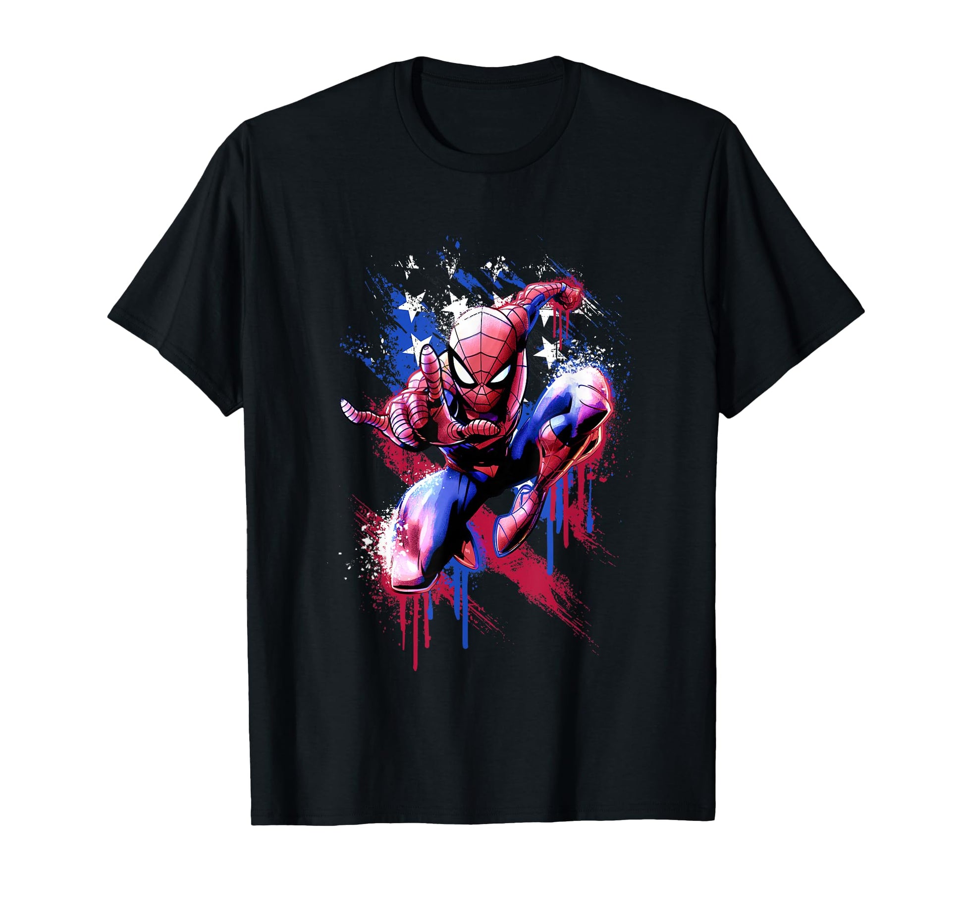 4th of July Hero Apparel  Americana Web Drip Graphic Tee - T-Shirt, Sweatshirt, Hoodie