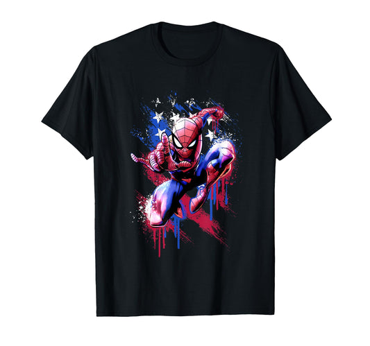 4th of July Hero Apparel  Americana Web Drip Graphic Tee - T-Shirt, Sweatshirt, Hoodie