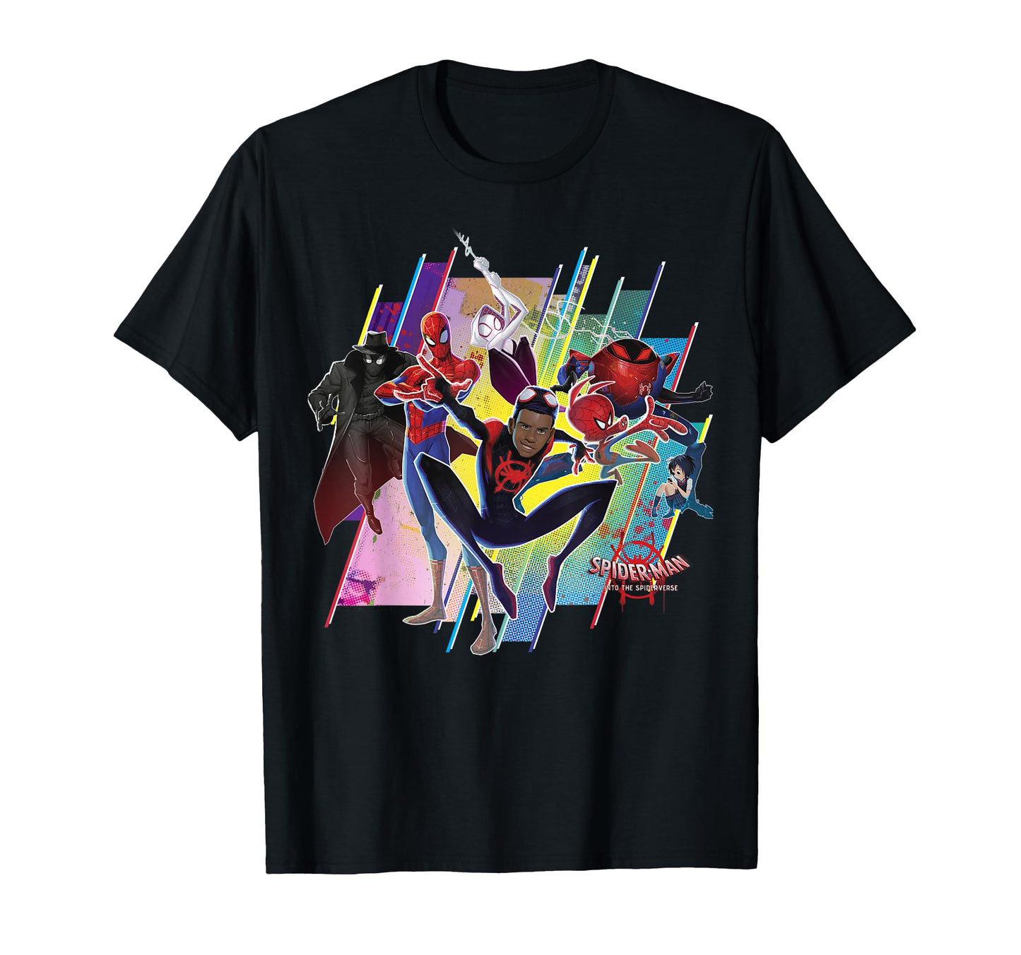 Multiverse Hero Apparel  Colorful Group Shot Graphic Tee - T-Shirt, Sweatshirt, Hoodie