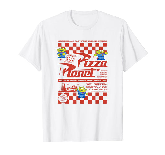 Space Pizza Arcade Shirt  Iconic Retro Flyer Logo Tee - T-Shirt, Sweatshirt, Hoodie