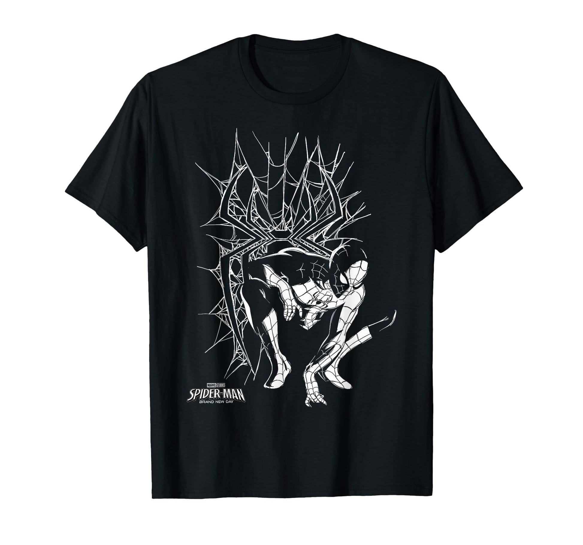 Superhero Fan Shirt  City Web Slinger Silhouette Graphic Tee - T-Shirt, Sweatshirt, Hoodie